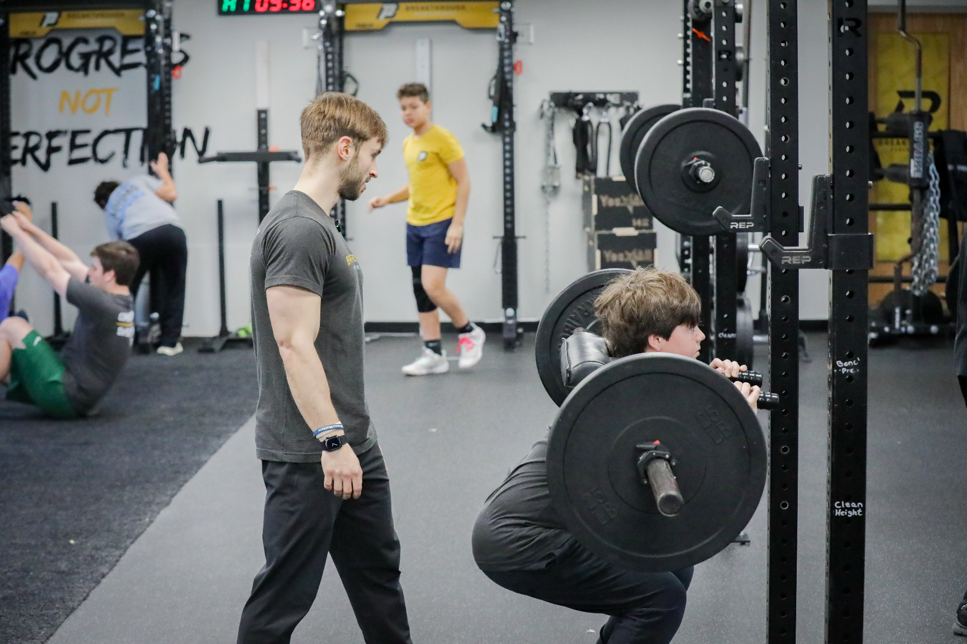 Athlete coached one-on-one at Breakthrough Performance