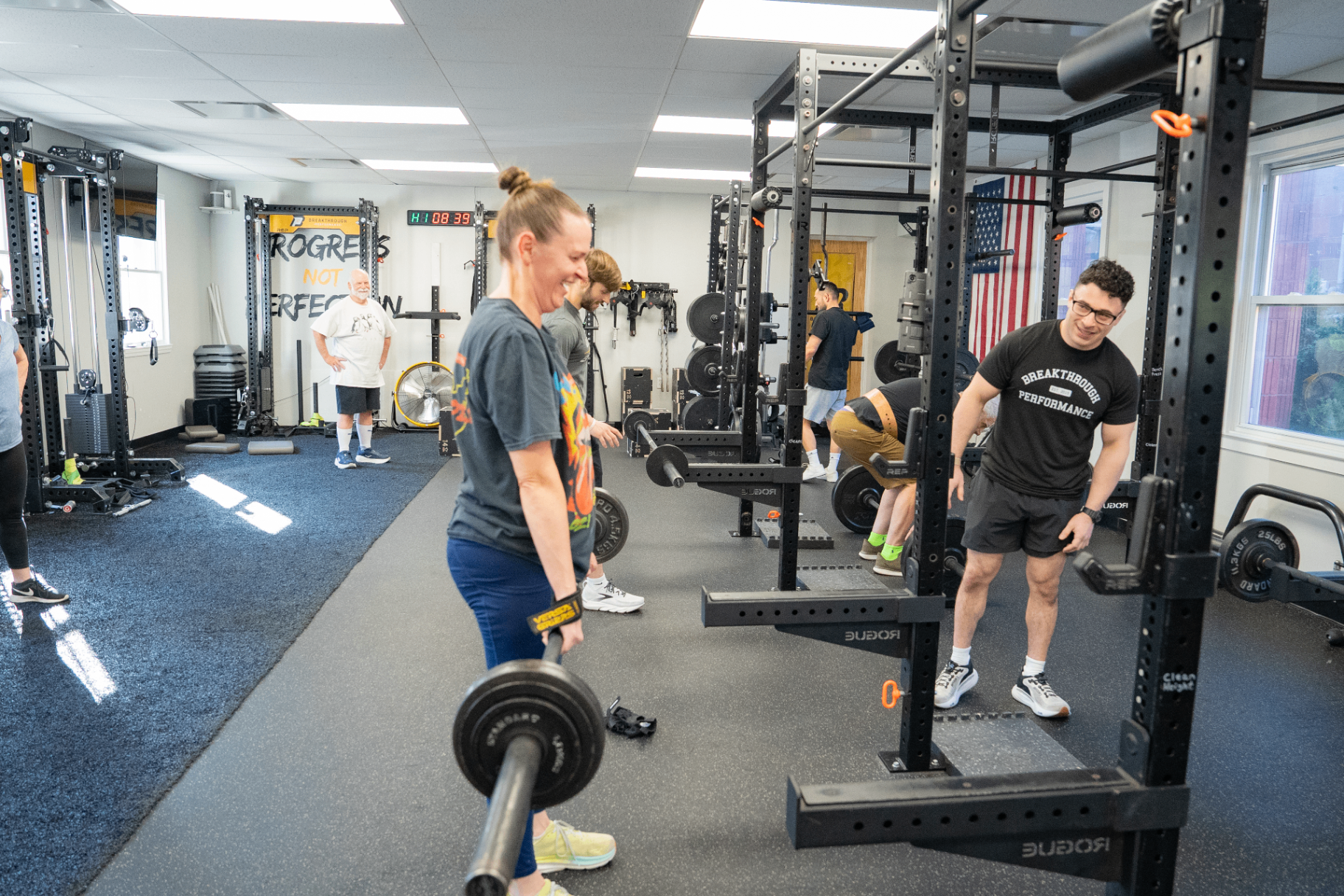 Members training together at Breakthrough Performance